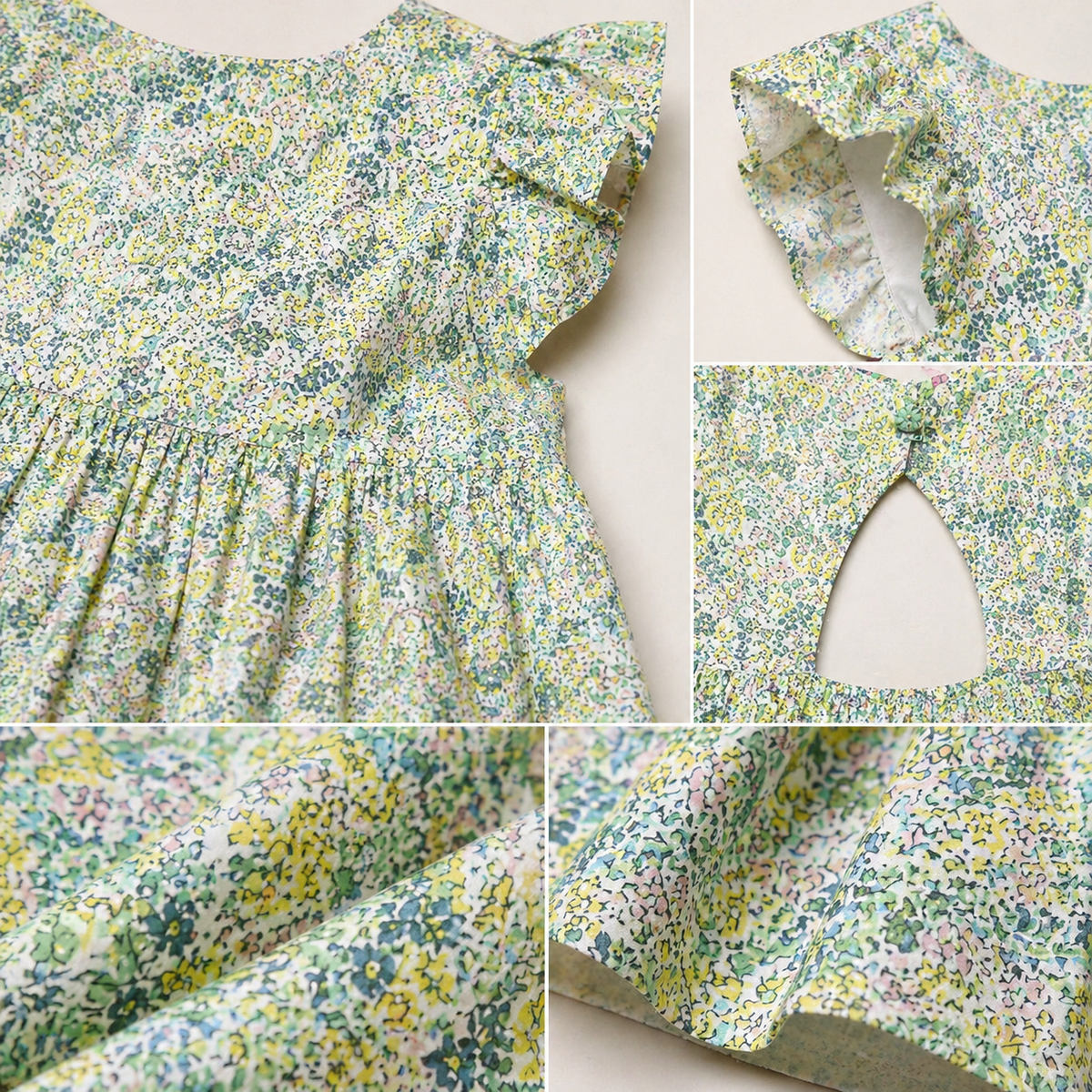Girls Floral Printed Frock