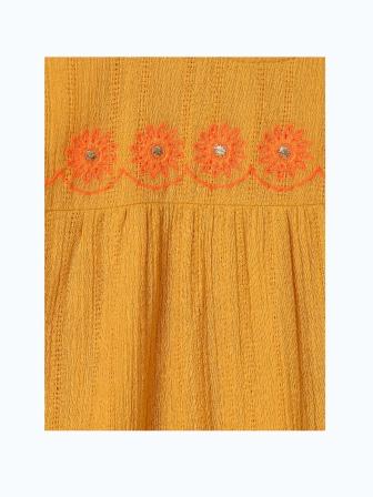 Girls Floral Flared Frock