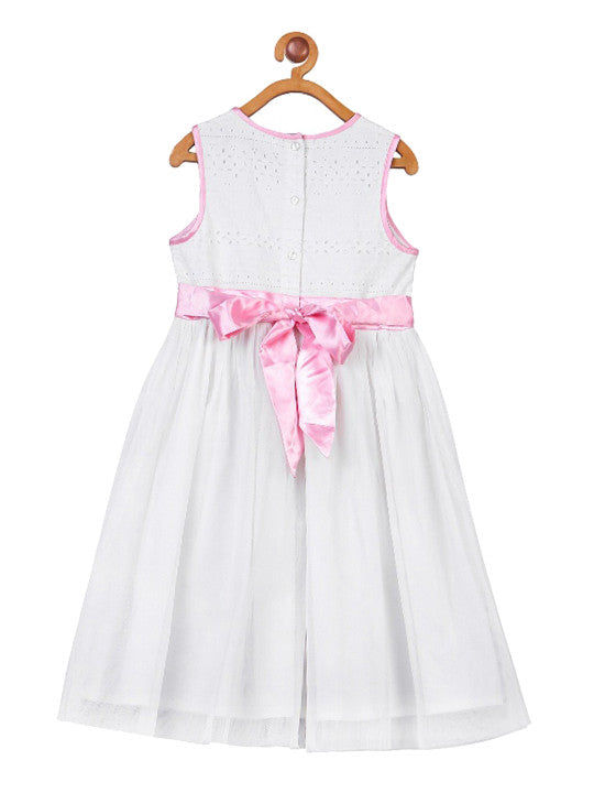 Girls Embroidered Party Frock