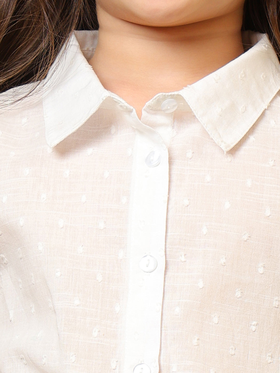 Girls Cotton Casual Shirt Top
