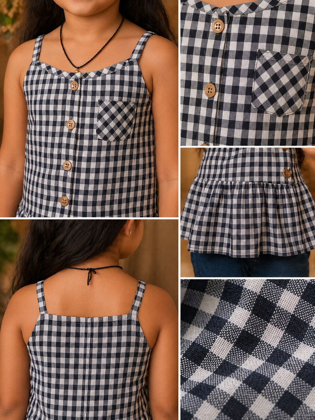 Blue and white striped girls casual shorts with elasticated waist and relaxed fit
