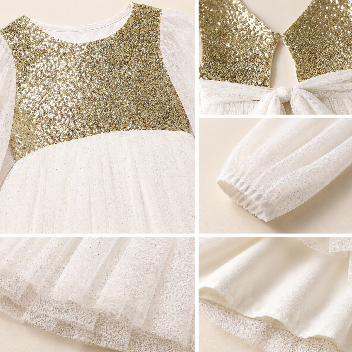 White girls sleeveless fit and flare dress with layered tulle skirt and flared hem