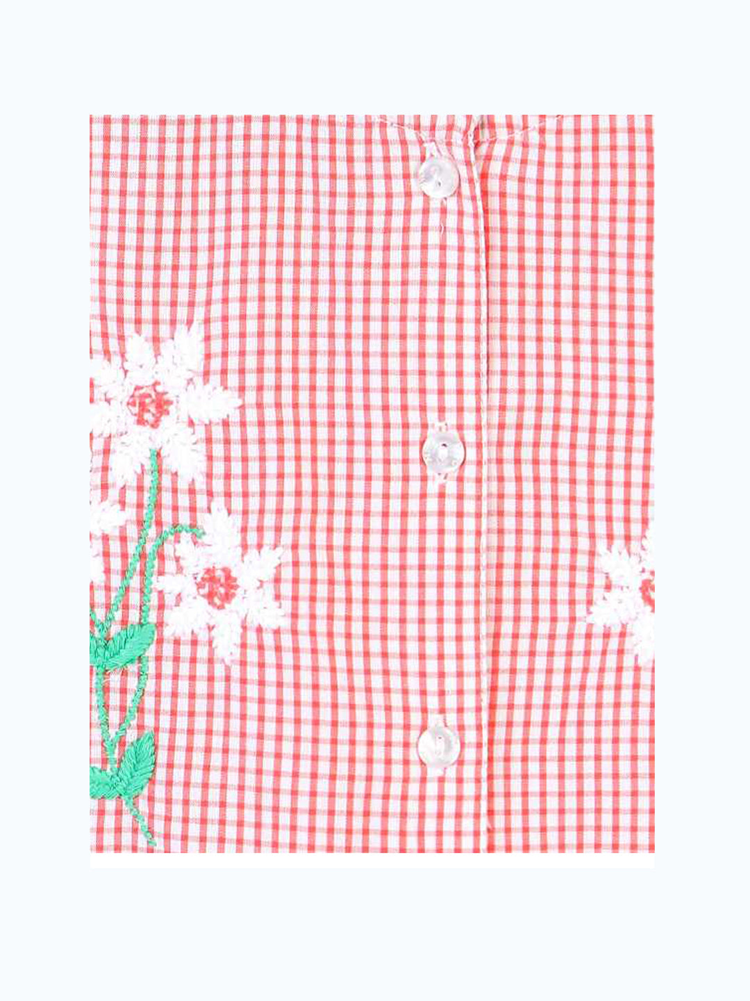 Pink girls sleeveless A-line dress with floral applique and contrast detailing
