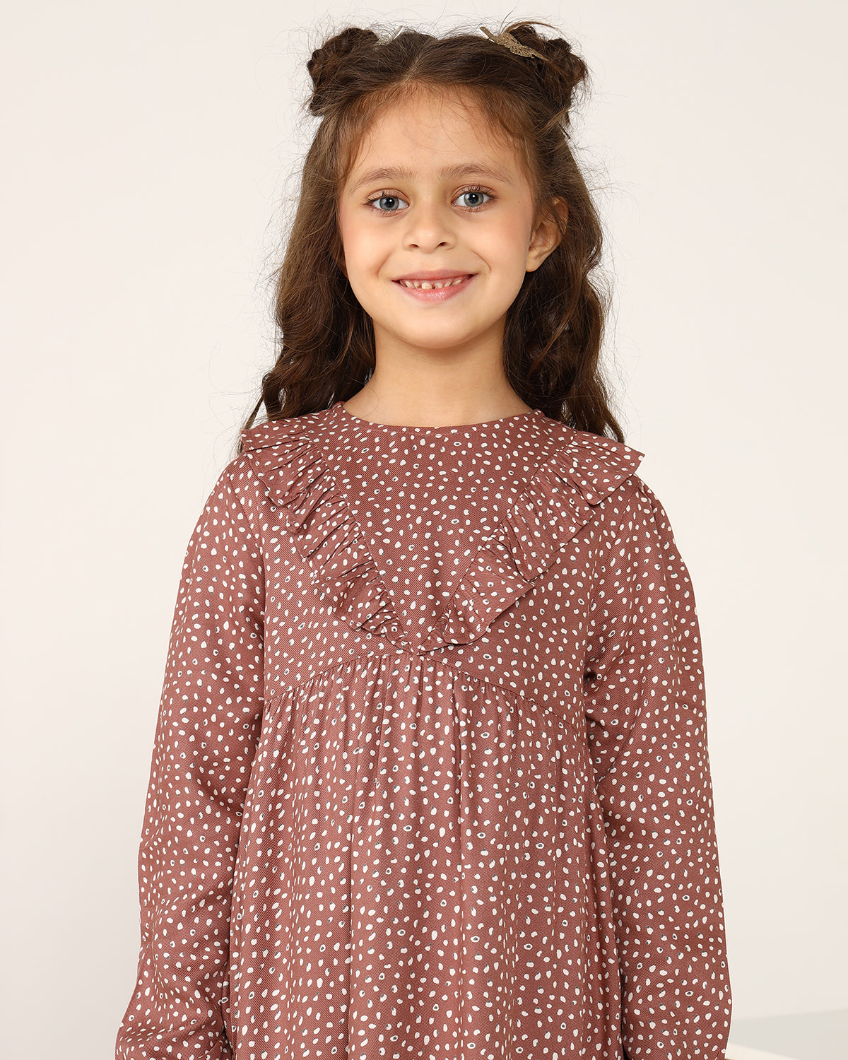 Rust pink girls casual shorts with elasticated waist and relaxed fit