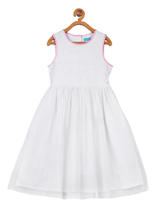 Girls Embroidered Party Frock
