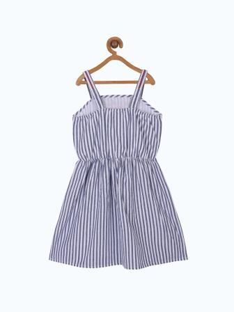 Girls Striped Swing Dress