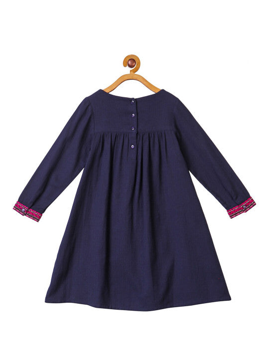 Girls Floral Flared Frock