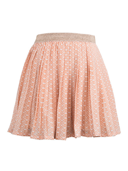 Girls Patterned Flare Skirt
